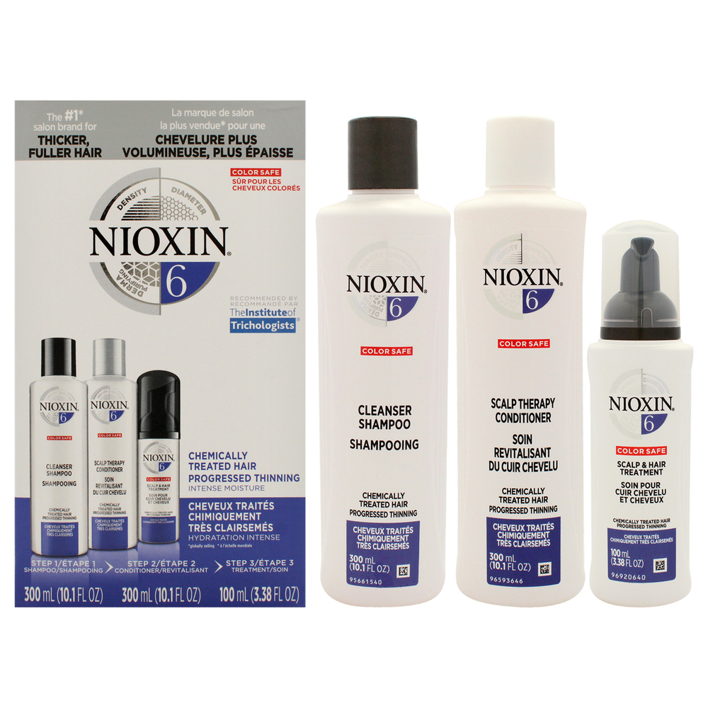 System 6 Kit by Nioxin for Unisex - 3 Pc